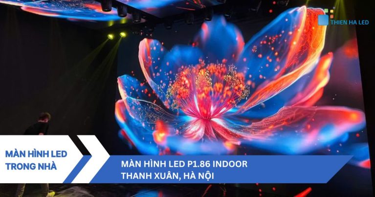 Lắp đặt màn hình LED P1.86 Indoor