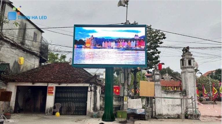 Thiên Hà LED lắp đặt màn hình LED ngoài trời
